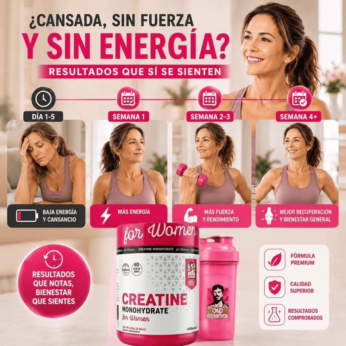 CREATINA FOR WOMEN