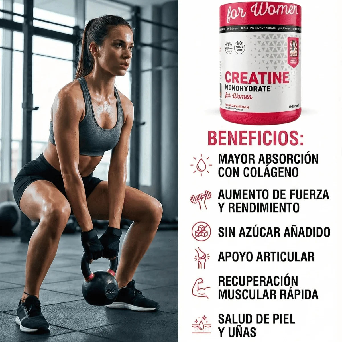 CREATINA FOR WOMEN